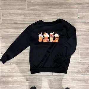 Black Coffee-Themed Men's Sweater